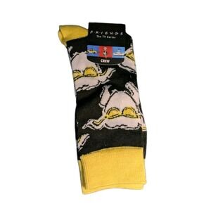 Friends TV Show Joey Turkey Head Crew Socks Loot Crate Exclusive NWT Thanksgivin